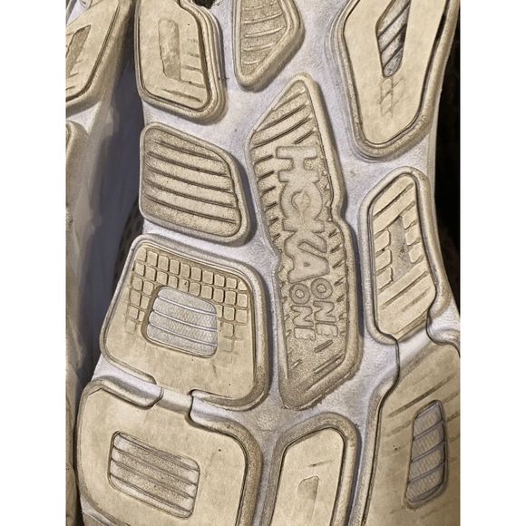 Hokas One One Bondi 7 Men's White Running Shoes Sneakers Size 8.5 - Picture 4 of 7